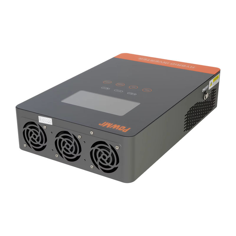 PowMr Hybrid-Solarwechselrichter 4 kW, 24 V auf 110 V, netzunabhängig ohne Batterie mit MPPT 140 A Solarbatterieladegerät, Grau - Bild 5