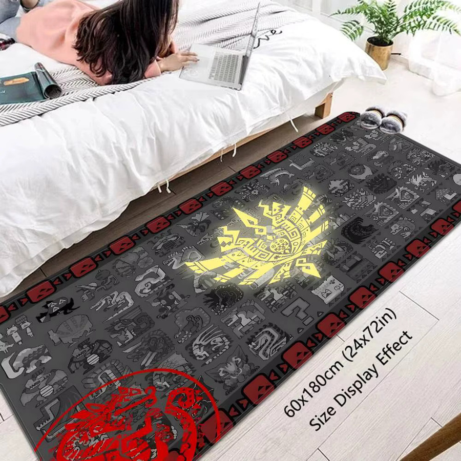 Potdemiel Monster Hunter Fußmatte, rutschfest und waschbar, Mehrfarbig, B x T: 60 x 40 cm - Bild 2