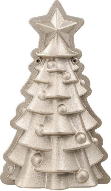 Dr. Oetker Motivbackform Tannenbaum aus Aluminium mit Antihaftbeschichtung, Silber - Bild 1