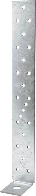 Simpson Zuganker AH Holzverbinder aus Stahl feuerverzinkt Silber B/H/T: 29,2 x 5,2 x 4,0 cm - Bild 1