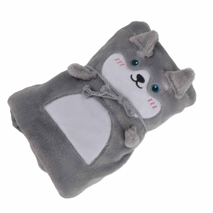 CosyHome Flaneldecke in niedlicher Tierform, weich und hautfreundlich, B/H: 80 x 100 cm - Bild 2