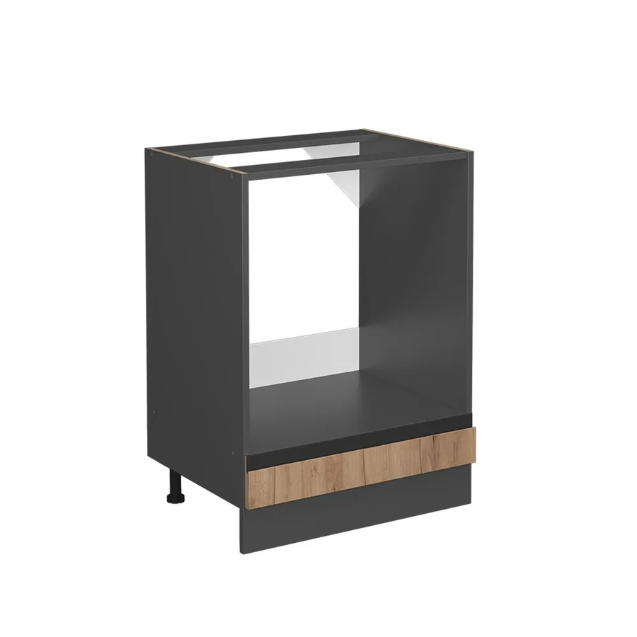 Vicco Herdschrank R-Line J-Shape Küchenschrank in Anthrazit und Eiche, Breite: 60 cm - Bild 3