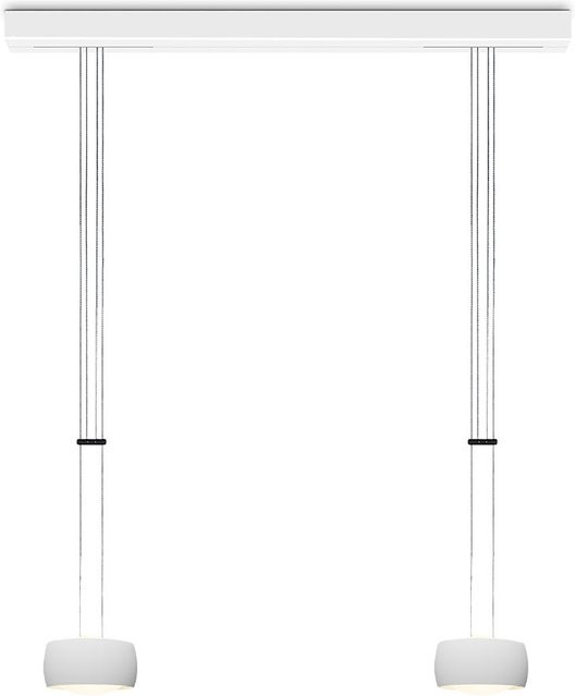Oligo Grace LED-Pendelleuchte 2-flammig in Weiß matt mit Tunable White (2200K - 5000K) und Casambi Steuerung - Bild 1