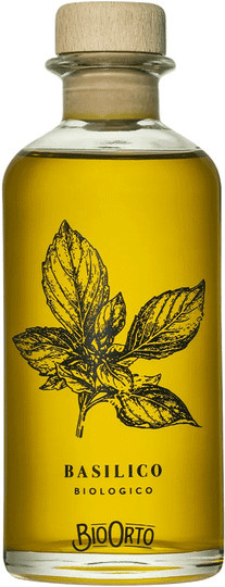 Bio Orto Natives Olivenöl extra mit Basilikum Bio 200 ml - Bild 1
