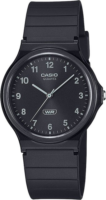 Casio Analoguhr, Quarz, Kunststoff, Schwarz, 35 mm, Herren - Bild 1