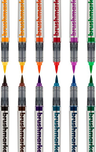 Karin Brushmarker PRO Set mit 12 Farben in Basic Colors für Erwachsene - Bild 1