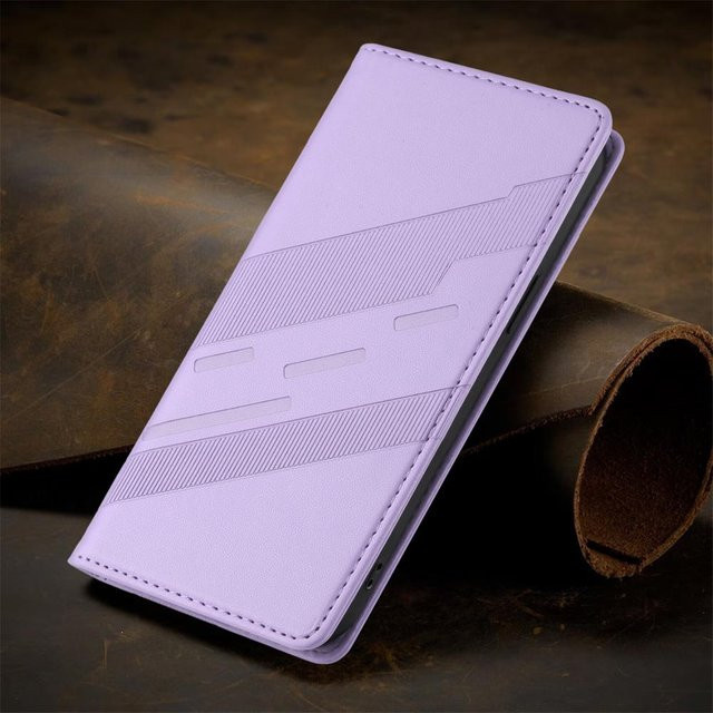 Magnetische Flip-Leder-Handyhülle mit Geldbörse für Samsung Galaxy A26 5G A16 A06 A55 A35 A25 A15 A05 A05S A56 A36 A26 A17 A37 A57 in Purple - Bild 1