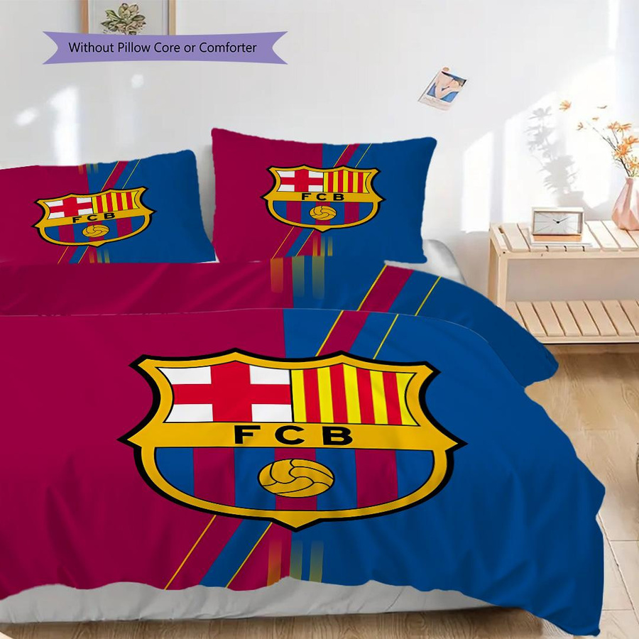 Manus Home FC Barcelona Bettwäsche Set mit Motiv, Mehrfarbig, B/H: 200 x 220 cm - Bild 4