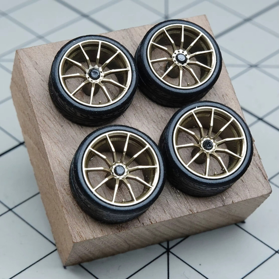 PuffStudio Proportional-Radnabe, 1:64, Gummireifen, Zubehör - Bild 2