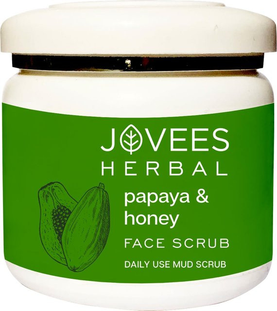 Jovees Herbal Papaya Honig Gesichtspeeling, 400g, Normale bis Trockene Haut - Bild 1