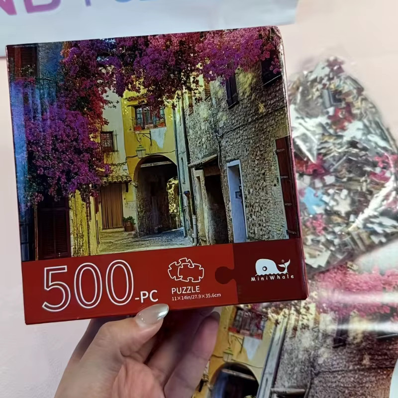 MaxRenard Französisches Dorf-Puzzle, 500 Teile, ab 14 Jahren - Bild 3