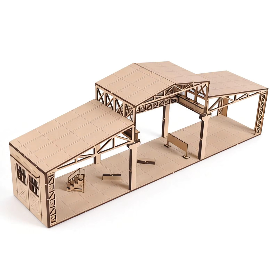 CorMake Architektonisches Gebäudemodell-Bausatz, Miniatur-Sandtisch, 1:72 - Bild 2