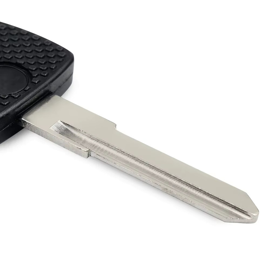 KEYYOU Autoschlüsselgehäuse mit ungeschnittener Klinge für Mercedes-Benz Vito Actros Sprinter, Transponder-Zündung HU39 HU64 YM15, Schwarz - Bild 3
