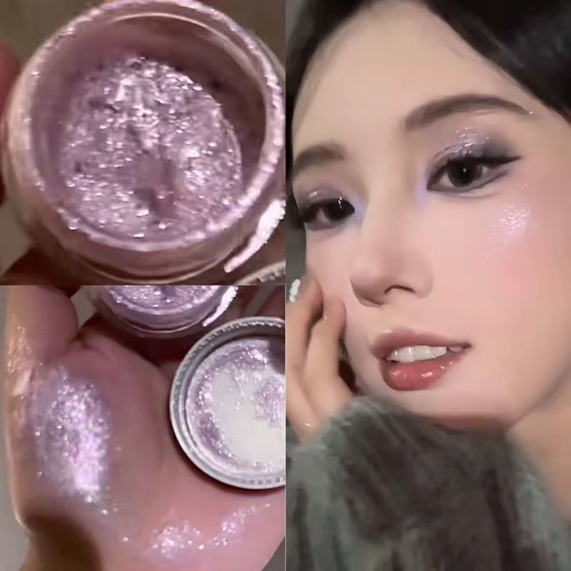 Faiccia Glitzer-Gel-Lidschatten, glänzend, Unisex - Bild 1