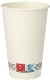 Papstar Trinkbecher Tumbler in Weiß mit 300 ml Füllmenge - Bild 1
