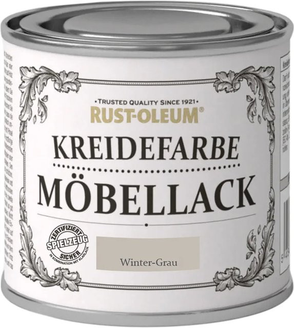 Rust-Oleum Kreidefarbe Möbellack Wintergrau Matt 125 ml - Bild 1