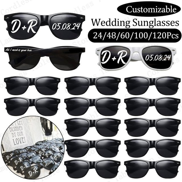 XMSJ Sonnenbrille, Vollrand, Square, Kunststoff, weiß, schwarz - Bild 1