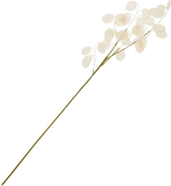 Künstlicher Lunaria Zweig in Silber für winterliche Dekoration und Weihnachten - Bild 1