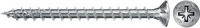 Fischer Power-Fast II Spanplattenschrauben mit Senkkopf, Durchmesser: 5,0 mm, Länge: 20,0 mm, Stahl galvanisiert, Pozidriv - Bild 1