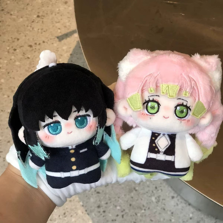 Bandai Dämon-Anime-Figur Giyu Tomioka Mitsuri Kanroji Douma, Baumwollpuppe Plüschtier, 10 cm - Bild 1