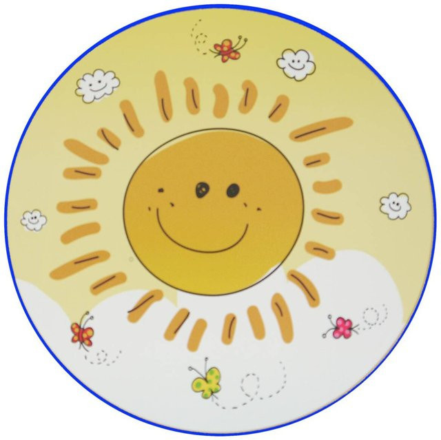 Niermann Kinderwandleuchte Sunny 40688 in Gelb aus Kunststoff, Durchmesser: 25 cm, E14 Fassung - Bild 1