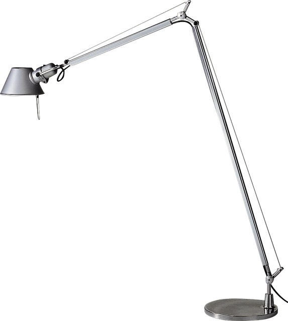 Artemide Tolomeo Lettura LED Leseleuchte aus Aluminium in Silber, dimmbar - Bild 1