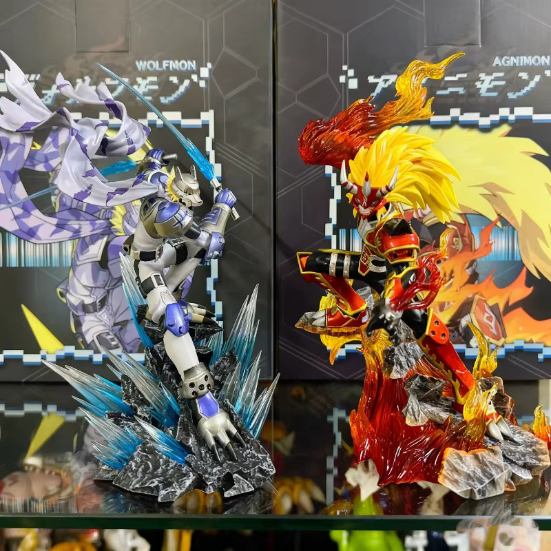 Bandai Digimon Agunimon Garurumon, Actionfiguren, 26cm, PVC - Bild 2