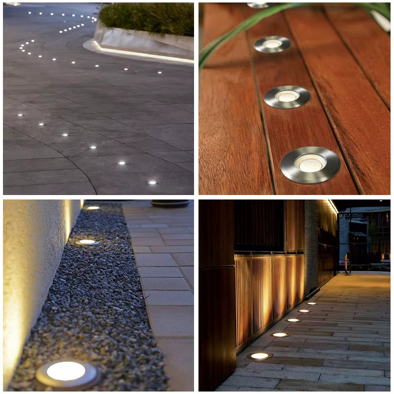 KAISANXINYI LED Garten Einbaustrahler IP67 Wasserdicht Warmweiß für Treppen und Wege - Bild 3