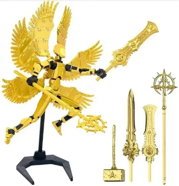 Titan 13 Lucky 13 Actionfigur, Multi-Gelenkige Bewegliche Figur, Gelb, Transparent - Bild 1
