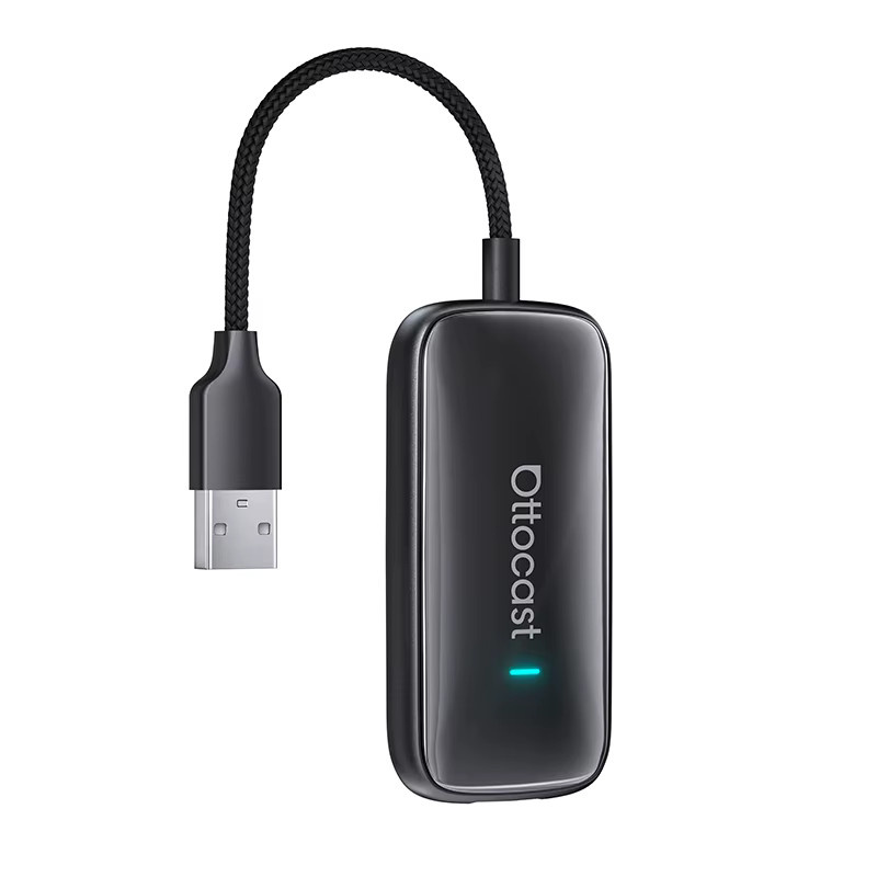 Ottocast Play2Video Ultra AI Box Carplay Adapter mit Android Auto, WiFi6 und Mediaplayer für YouTube und Netflix, Schwarz - Bild 6