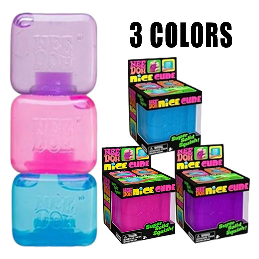 Schylling Need-oh Nice Cube, Sensorische Spielzeuge, Silikon, ab 3 Jahre - Bild 2