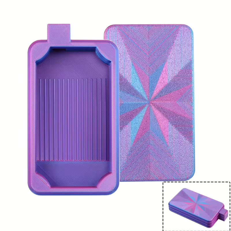 Diamantkunst Aufbewahrungsbox mit Deckel in Multicolour aus Kunststoff für DIY-Bastelwerkzeuge und Zubehör - Bild 2