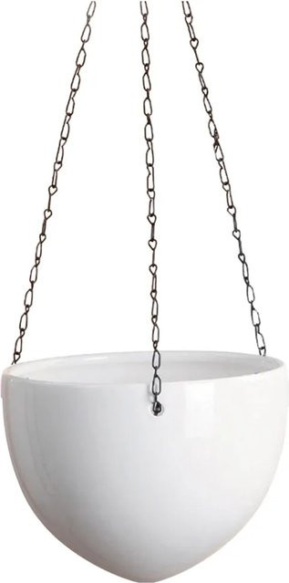 Scheurich Hängeampel 845 aus Keramik in Weiß, Durchmesser: 22 cm - Bild 1