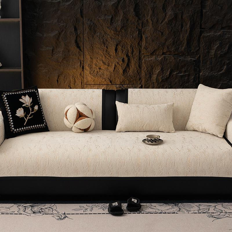 BC-Warm Home Rutschfester Sofabezug aus Chenille in Rechteckform, B: 120 cm, H: 70 cm - Bild 3