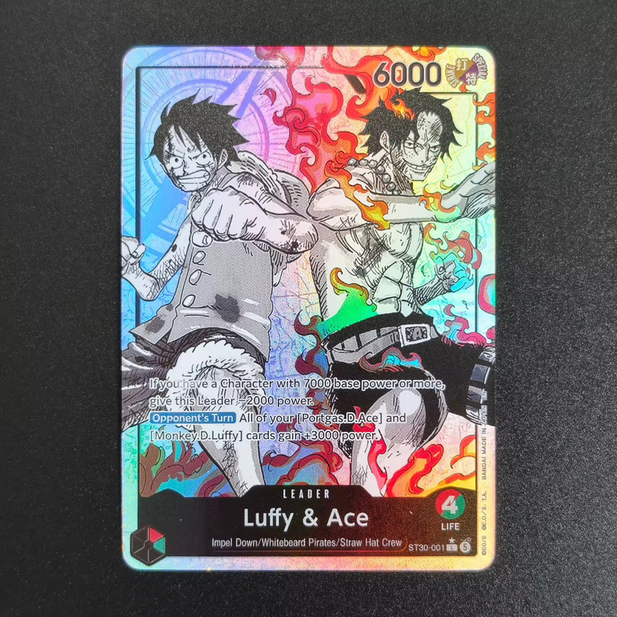 Bandai One Piece Luffy & Ace ST30-001 L Start Deck EX, Spielkarten-Sammlung - Bild 3