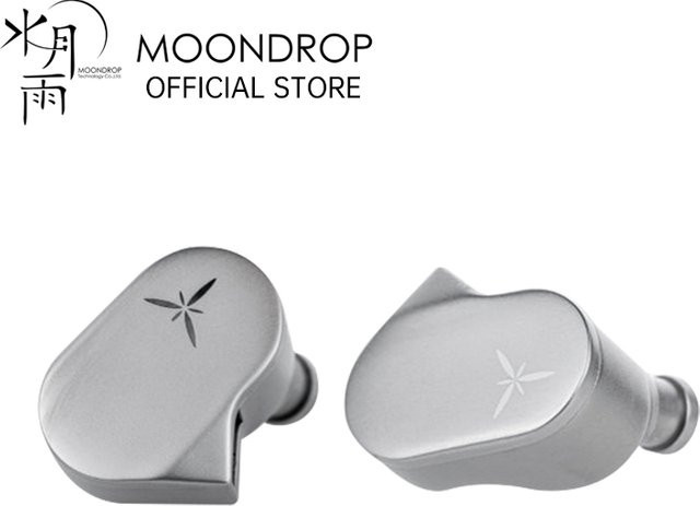 Moondrop LAN HiFi-Kopfhörer In-Ear Monitor mit berylliumplattierter Kuppel-Verbundmembran und abnehmbarem Kabel in Silber - Bild 1