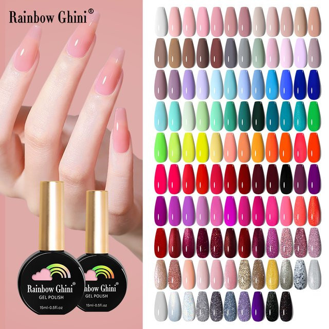 Rainbow Ghini UV-Neon-Gel-Nagellack, 15 ml, glänzend - Bild 1