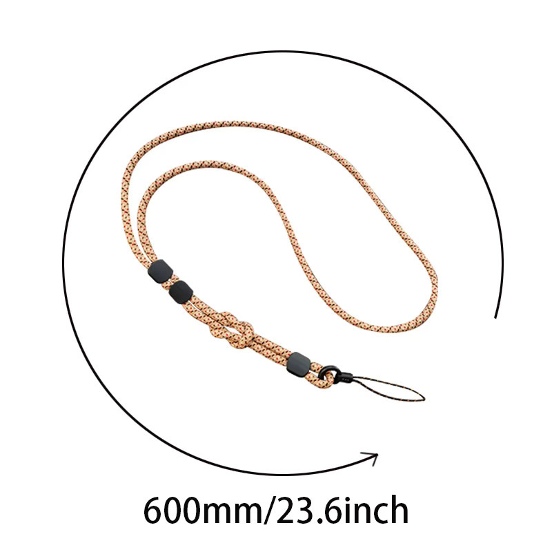 WSSHE Lanyard Handy Handgelenk Handschlaufe und Smartphone Schulterkette in Gold für iPhone und andere Mobiltelefone, Unisex - Bild 5