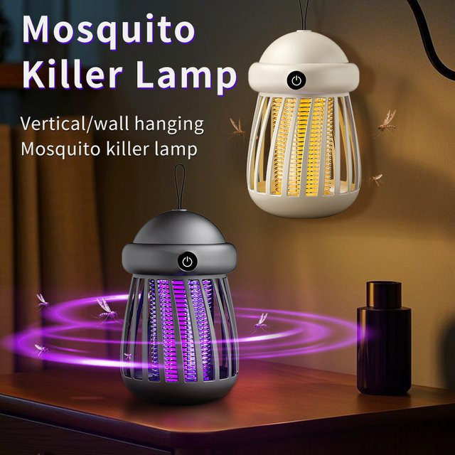 AVACOM Elektrische Moskito Lampe USB Insektenfalle als Mücken Zapper und Nachtlicht für Schlafzimmer und Outdoor - Bild 1