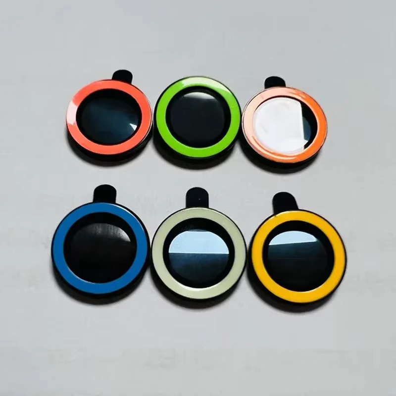 Kamera Objektiv Schutz Glas Ring für iPhone 17 16 Pro Max 17Air 14 ProMax 13 12 mini in Orange und Multicolour - Bild 1