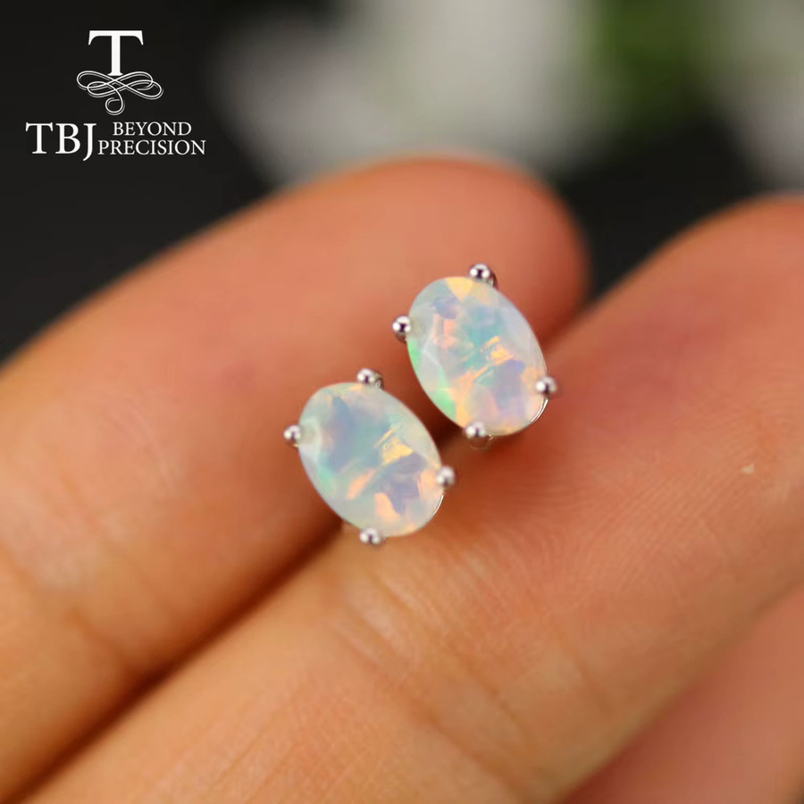 Tbj Ohrring, Opal, 925 Silber, Damen - Bild 2