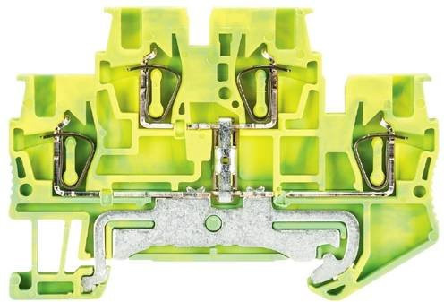 Wieland Electric 56.702.9253.0 Schutzleiterklemme mit Federzuganschluss in Grün-Gelb, 50 Stück - Bild 1