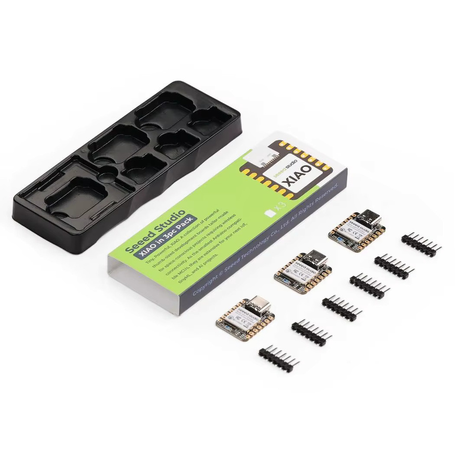 Seeed Studio XIAO nRF52840 Arduino Entwicklerboard mit NFC und BLE 5.0, 3er-Set - Bild 3