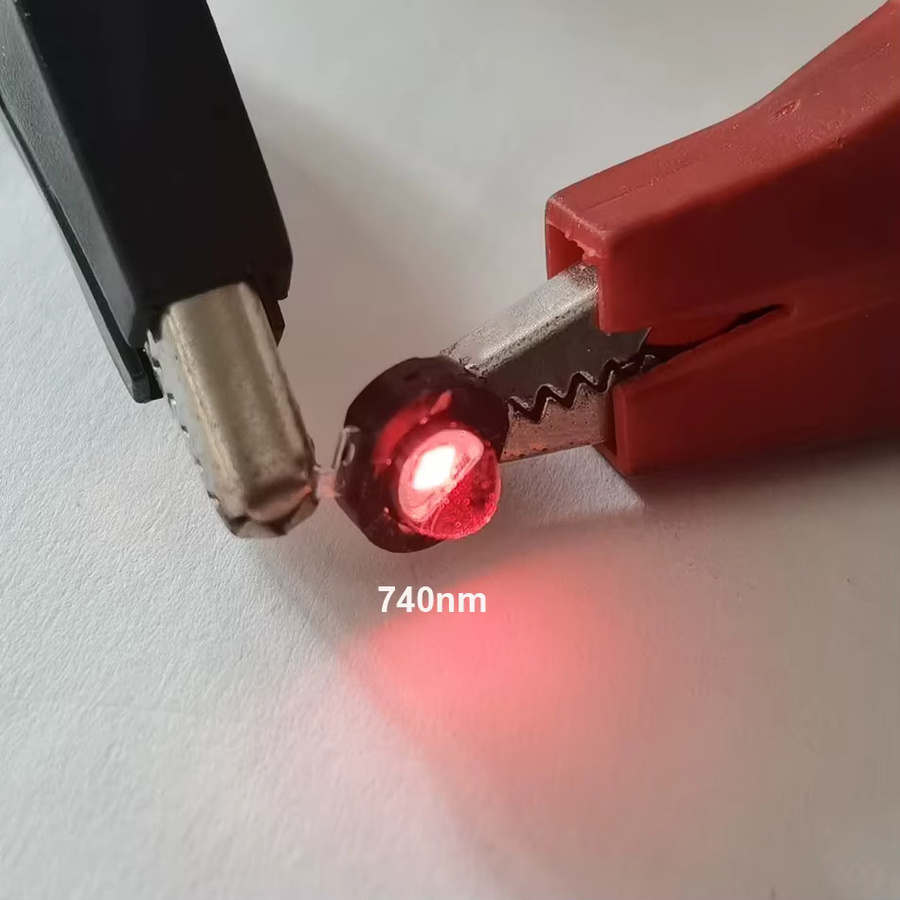 TiaoChongYi Infrarot LED 3W High Power IR Leuchtdiode für CCTV Nachtsicht in Schwarz - Bild 2