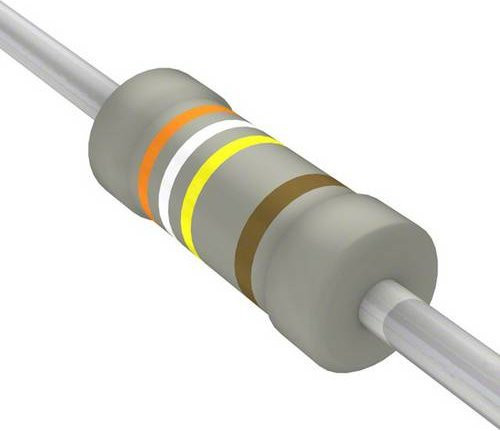 TE Connectivity 1622453-1 Metallschicht-Widerstand 390kOhm axial bedrahtet 0.6W 0.01% grau - Bild 1