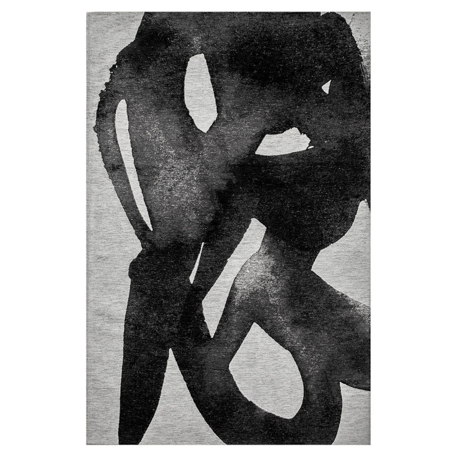 Lola&Moi Teppich Soot in Silber und Grau, modern, B: 170 cm, T: 240 cm - Bild 2