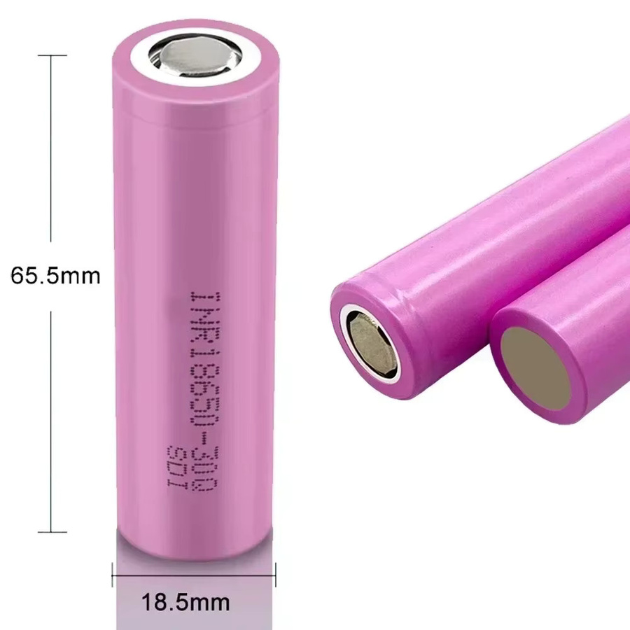nunuoey INR 18650 Li-Ionen Akku 3,7V 3000mAh in Pink mit 30A Hochstromentladung - Bild 2