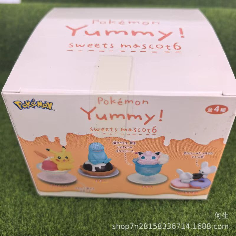 Pokemon Yummy Sweets Macot 6 Blindbox Eisbecher Anime-Figur zum Sammeln - Bild 2