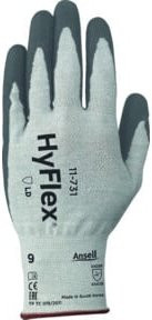 Ansell HyFlex 11-731 Schutzhandschuh mit PU-Beschichtung, Farbe: Grau, Größe: 8 - Bild 1