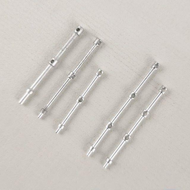 SHUAICHI Miniatur-Baluster, Geländerpfosten, Metall, 12-teiliges Set - Bild 1